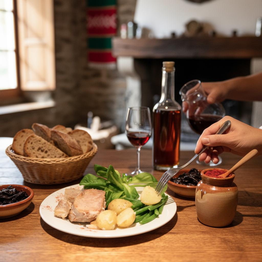 Confit de porc basque artisanal en bocal – spécialité du Pays Basque préparée par Pierre Ibaialde à Bayonne