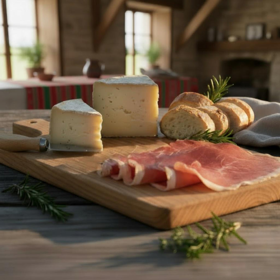 Jambon sec basque tranché 200 g – 4 à 6 tranches de jambon artisanal affiné par Pierre Ibaialde à Bayonne