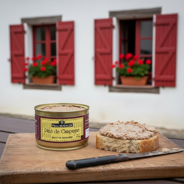 Pâté de campagne recette fermière – spécialité basque artisanale préparée par Pierre Ibaialde à Bayonne