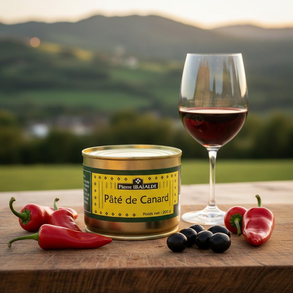 Pâté de canard – spécialité basque artisanale préparée par Pierre Ibaialde à Bayonne