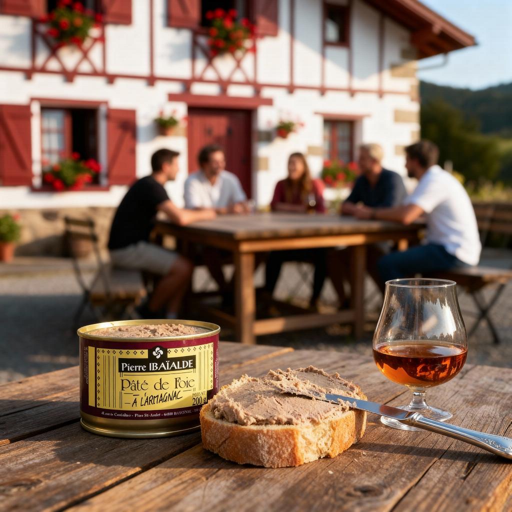 Pâté de foie à l’Armagnac – spécialité basque artisanale préparée par Pierre Ibaialde à Bayonne