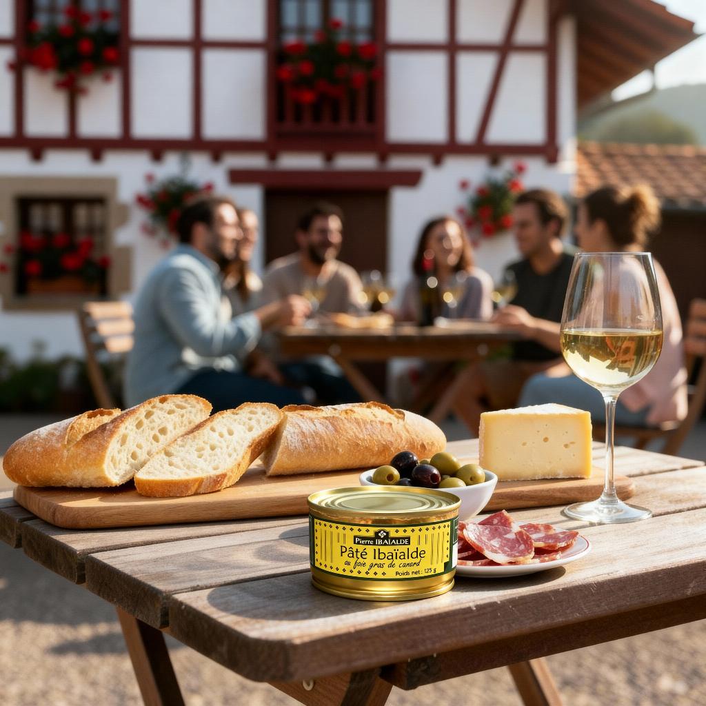 Pâté Ibaïalde au foie gras de canard – recette basque artisanale du Pays Basque signée Pierre Ibaialde à Bayonne