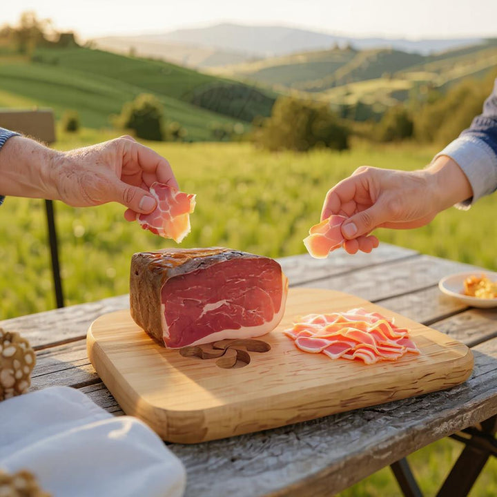 Quart de jambon sec artisanal du Pays Basque – jambon affiné par Pierre Ibaialde à Bayonne